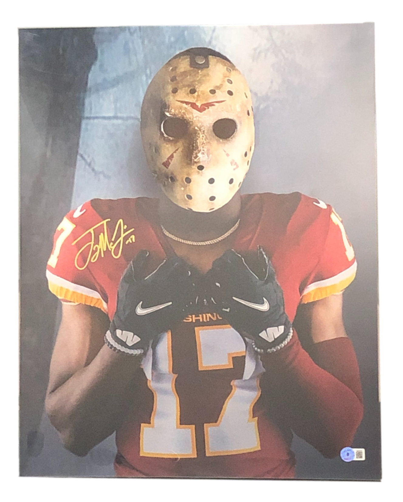 Washington Commanders Terry McLaurin Signed Auto 16x20 Photo - BAS COA - 757 Sports Collectibles