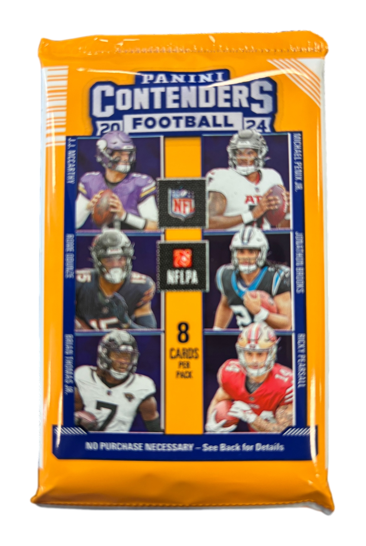 Panini 2024 NFL Contenders Football Retail Pack - 8 Cards Per Pack - 1 Auto on Average per 5 Packs - Sports Collectibles, Sports Memorabilia, Sports Fan Shop, Sports Gifts