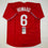 Autographed/Signed Ryan Howard Philadelphia Red Baseball Jersey JSA COA