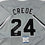 Autographed/Signed Joe Crede Chicago Grey Baseball Jersey Beckett BAS COA