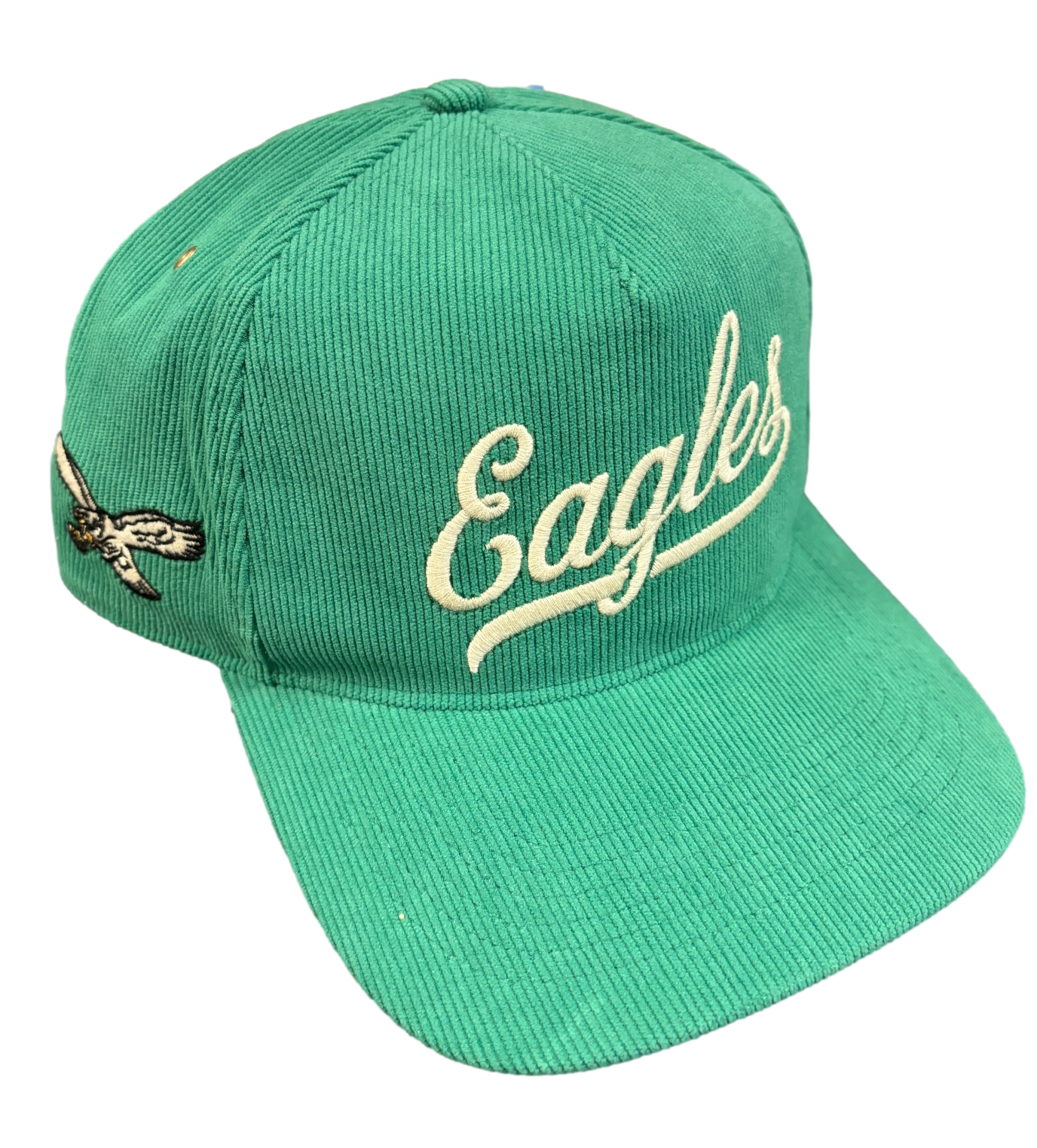 PHILADELPHIA EAGLES HISTORIC KELLY GOLDEN AGE CORDUROY 47 Strapback Hat - Sports Collectibles, Sports Memorabilia, Sports Fan Shop, Sports Gifts