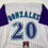 Autographed/Signed Luis Gonzalez Arizona Pinstripe Baseball Jersey JSA COA