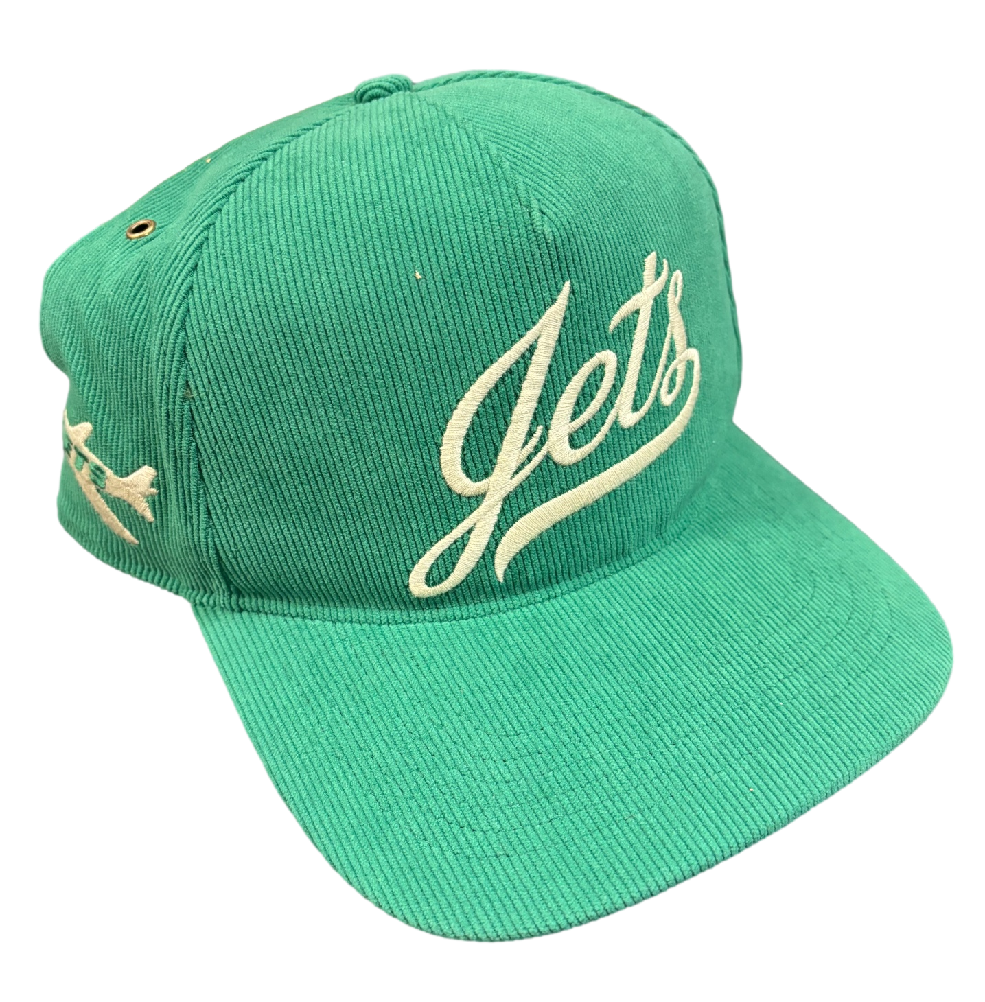NEW YORK JETS HISTORIC KELLY GOLDEN AGE CORDUROY 47 Strapback Hat - Sports Collectibles, Sports Memorabilia, Sports Fan Shop, Sports Gifts