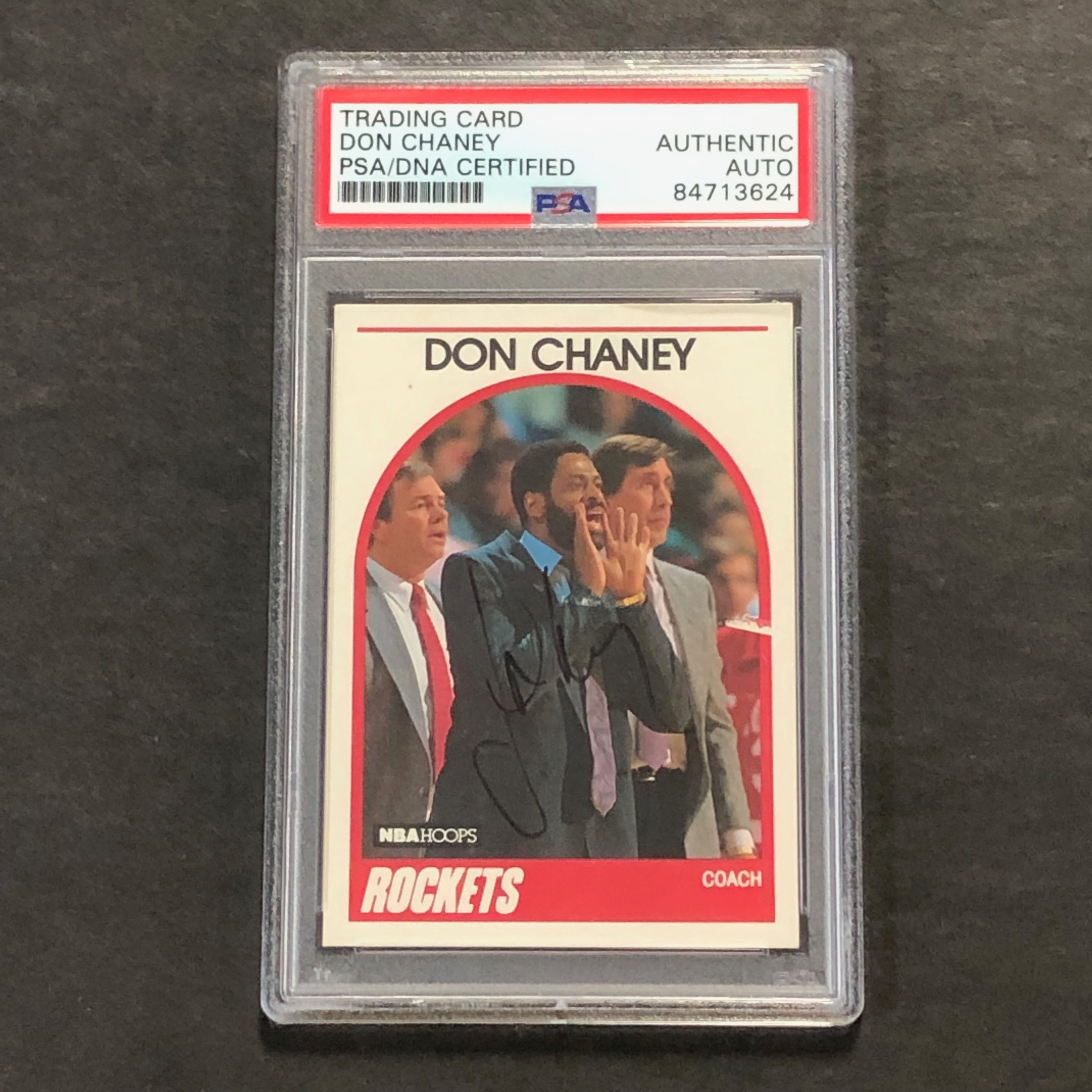 1989 NBA Hoops #123 Don Chaney Signed Card AUTO PSA Slabbed Rockets - Sports Collectibles, Sports Memorabilia, Sports Fan Shop, Sports Gifts