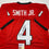 Autographed/Signed Nolan Smith Jr. Georgia Red College Football Jersey JSA COA