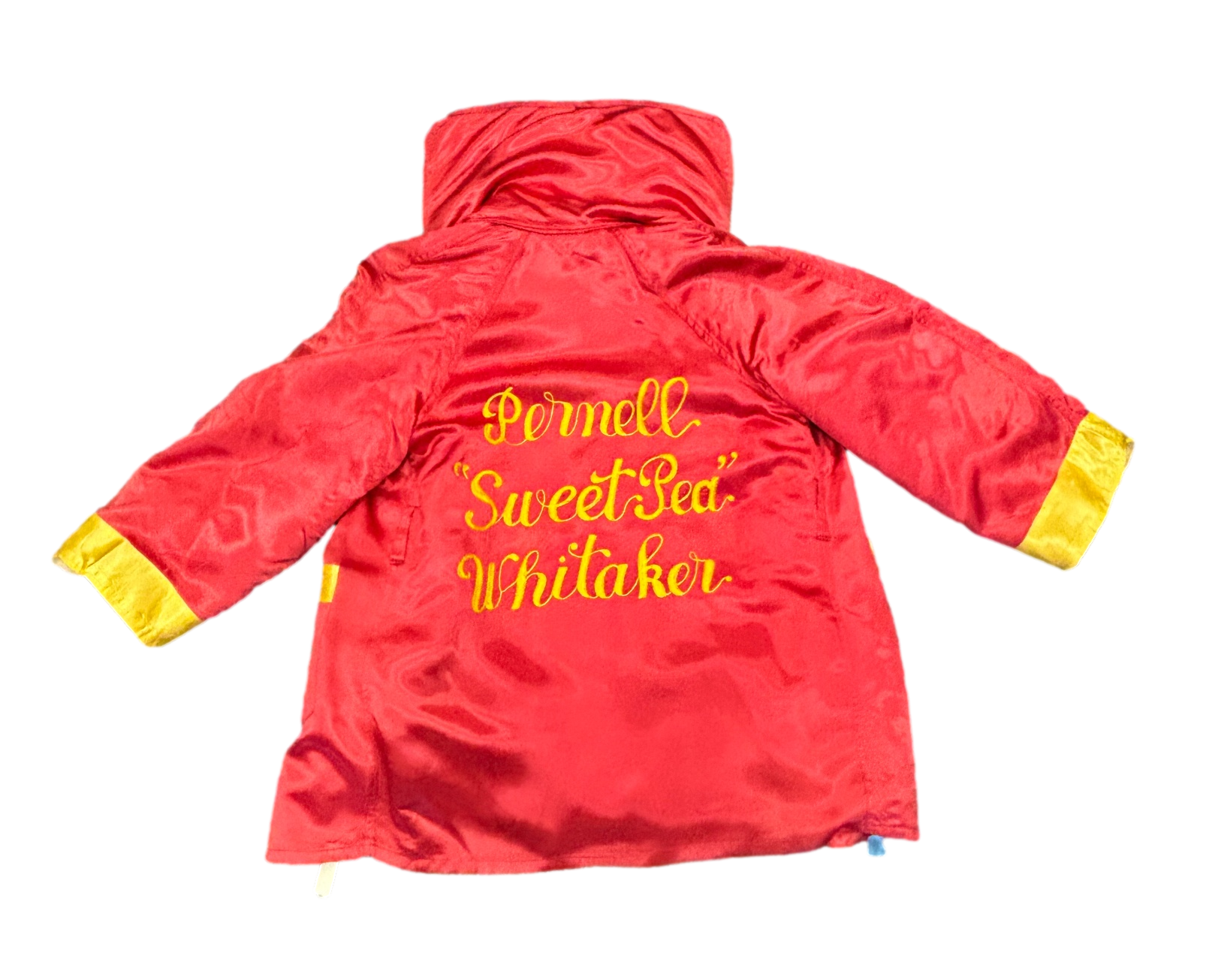 Match Worn Pernell "Sweet Pea" Whitaker Boxing Robe - 3.28.87 - v Roger Mayweather - Sports Collectibles, Sports Memorabilia, Sports Fan Shop, Sports Gifts