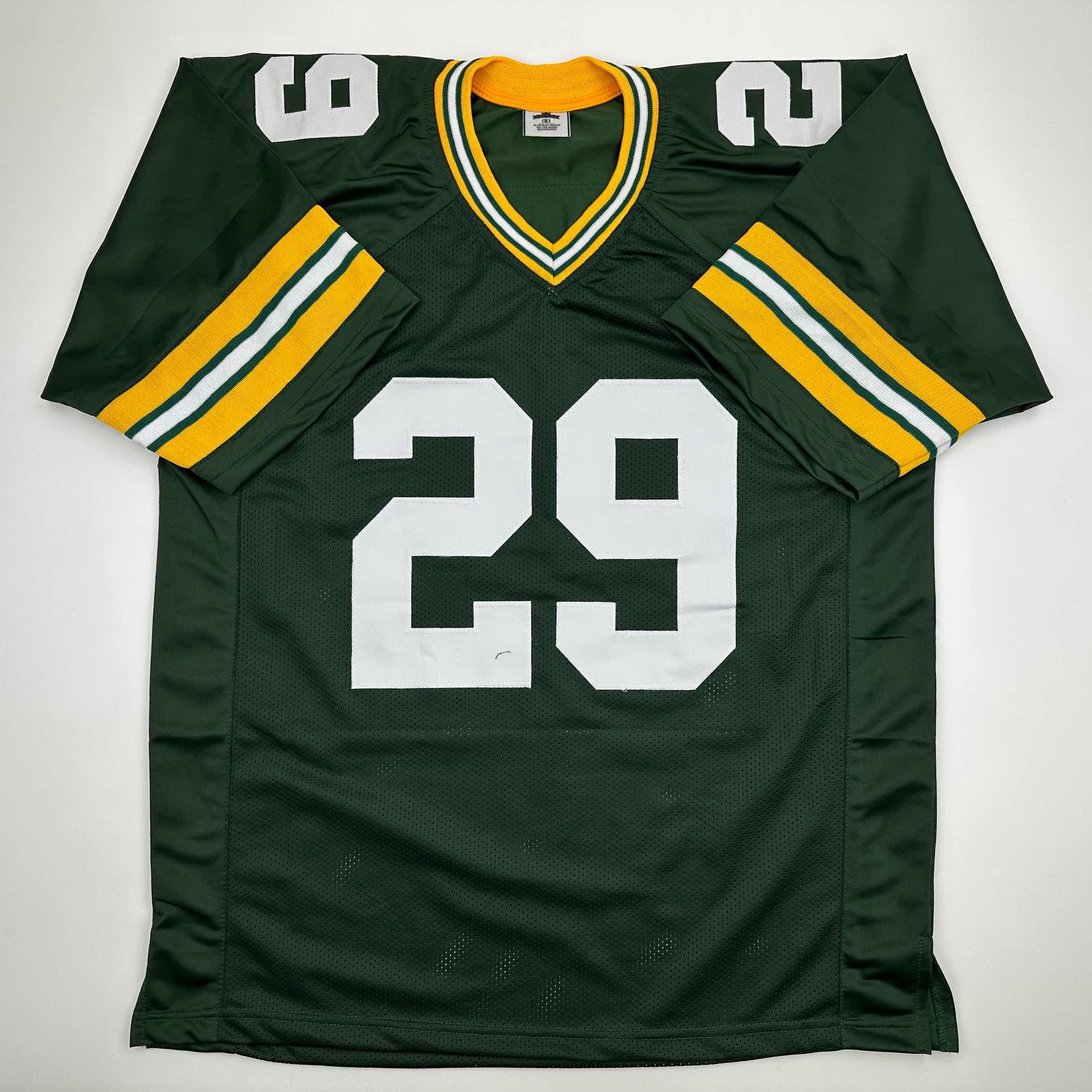 Autographed/Signed Xavier McKinney Green Bay Green Football Jersey JSA COA