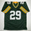 Autographed/Signed Xavier McKinney Green Bay Green Football Jersey JSA COA