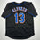 Autographed/Signed Edgardo Alfonzo New York Black Baseball Jersey JSA COA
