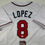 Autographed/Signed Javy Lopez Atlanta White Baseball Jersey JSA COA