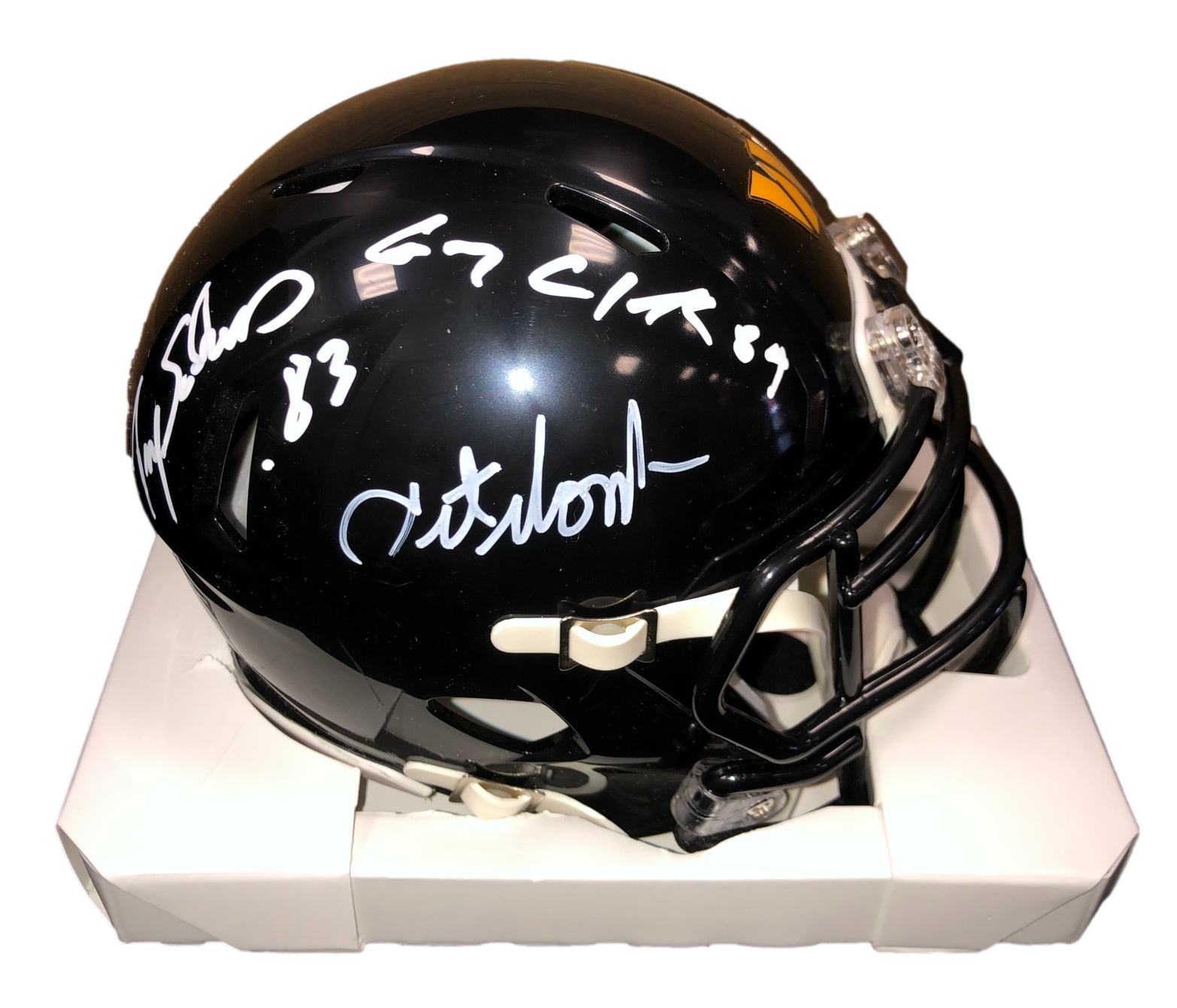Washington Commanders Art Monk, Gary Clark, Ricky Sanders Posse Signed Auto Alt Mini Helmet - JSA W COA - 757 Sports Collectibles