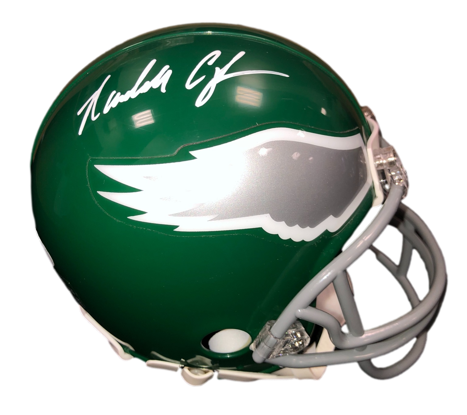 Philadelphia Eagles Randall Cunningham Signed Auto Mini Helmet - JSA W COA - 757 Sports Collectibles