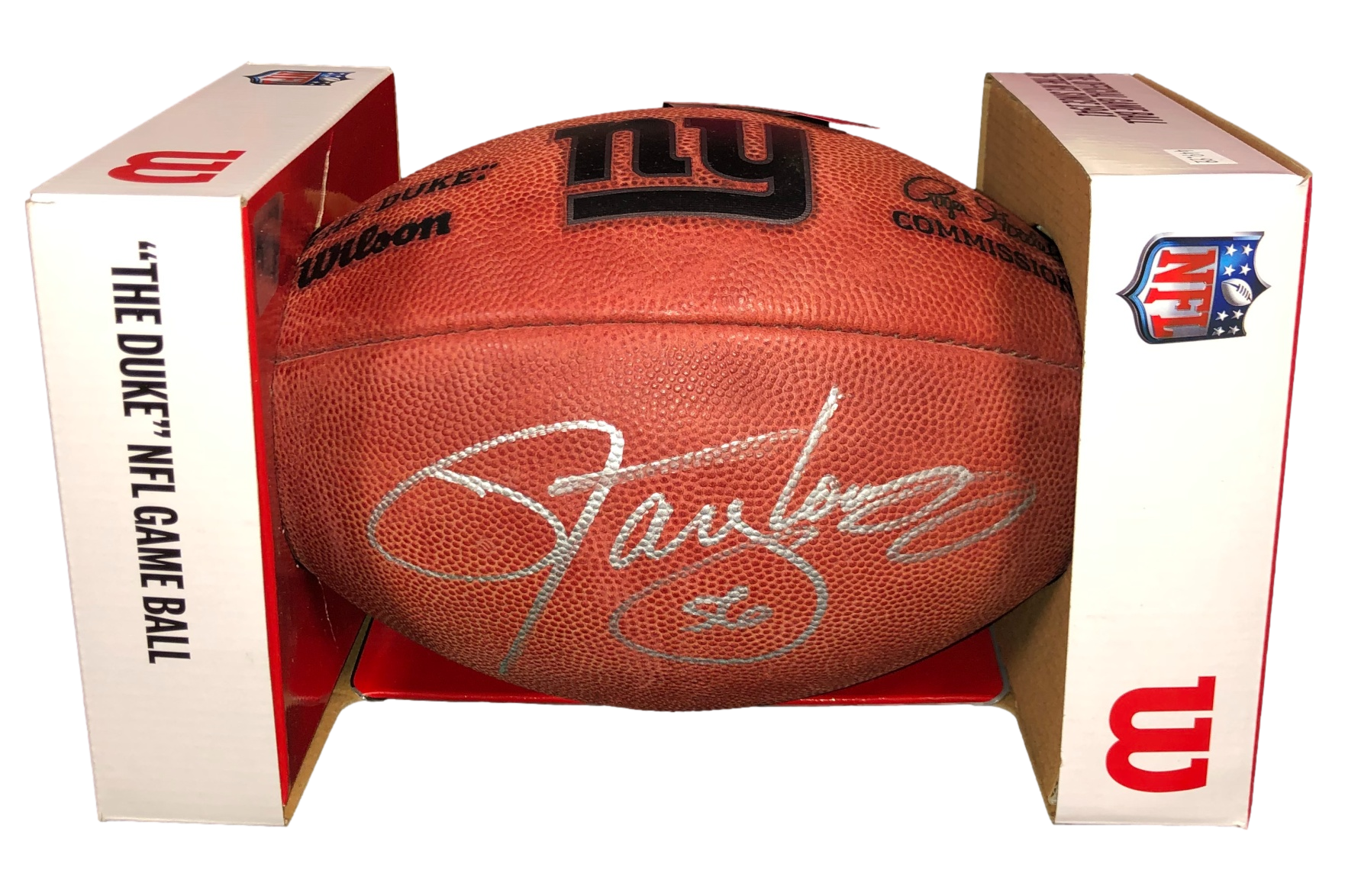 New York Giants Lawrence Taylor Signed Auto Limited Edition Carbon Fiber NFL Football - JSA W COA - 757 Sports Collectibles