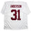 Autographed/Signed Will Anderson Alabama White College Football Jersey Beckett BAS COA