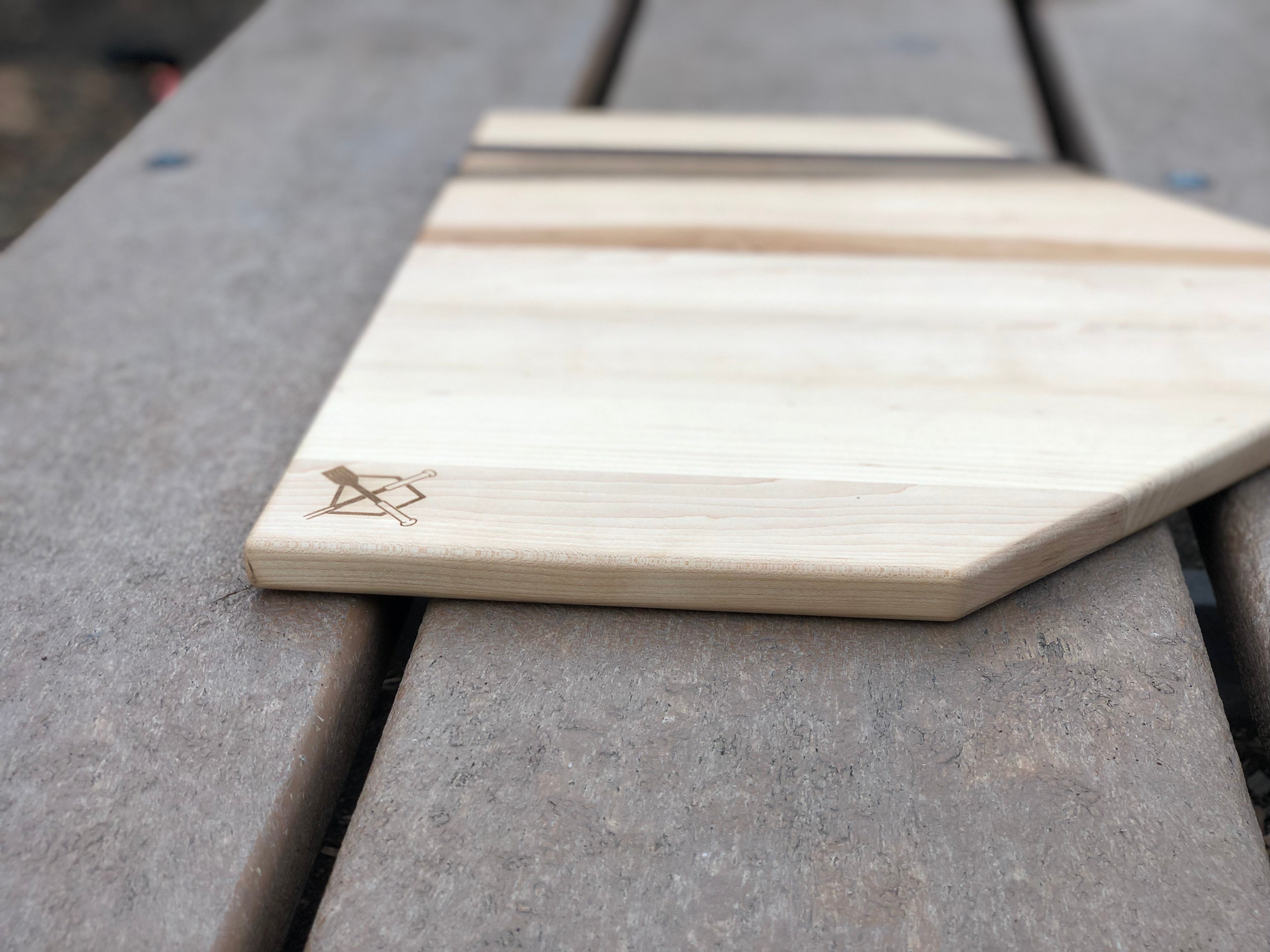 Full Size (17" x 17") Home Plate Cutting Board - Sports Collectibles, Sports Memorabilia, Sports Fan Shop, Sports Gifts