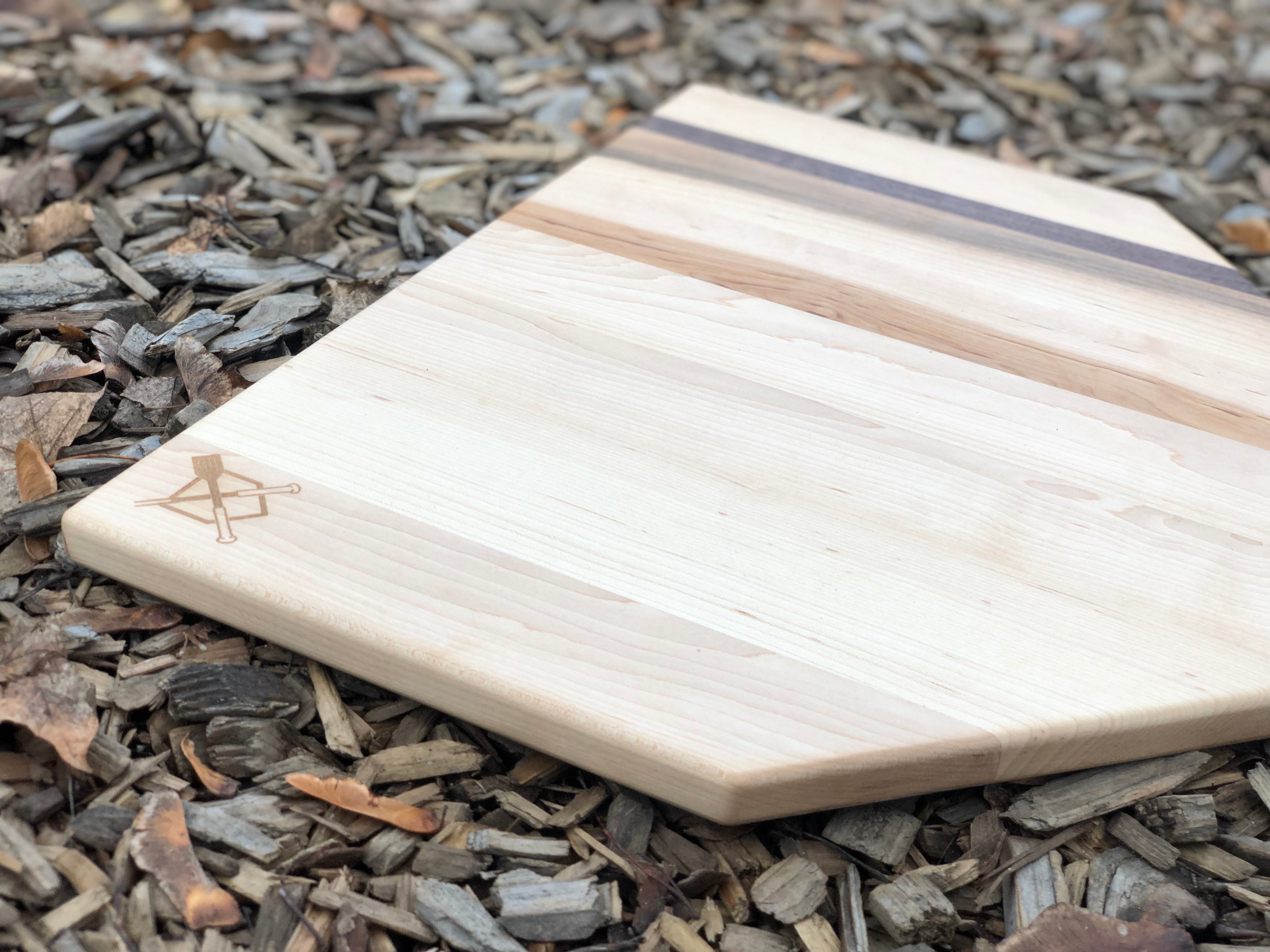Full Size (17" x 17") Home Plate Cutting Board - Sports Collectibles, Sports Memorabilia, Sports Fan Shop, Sports Gifts