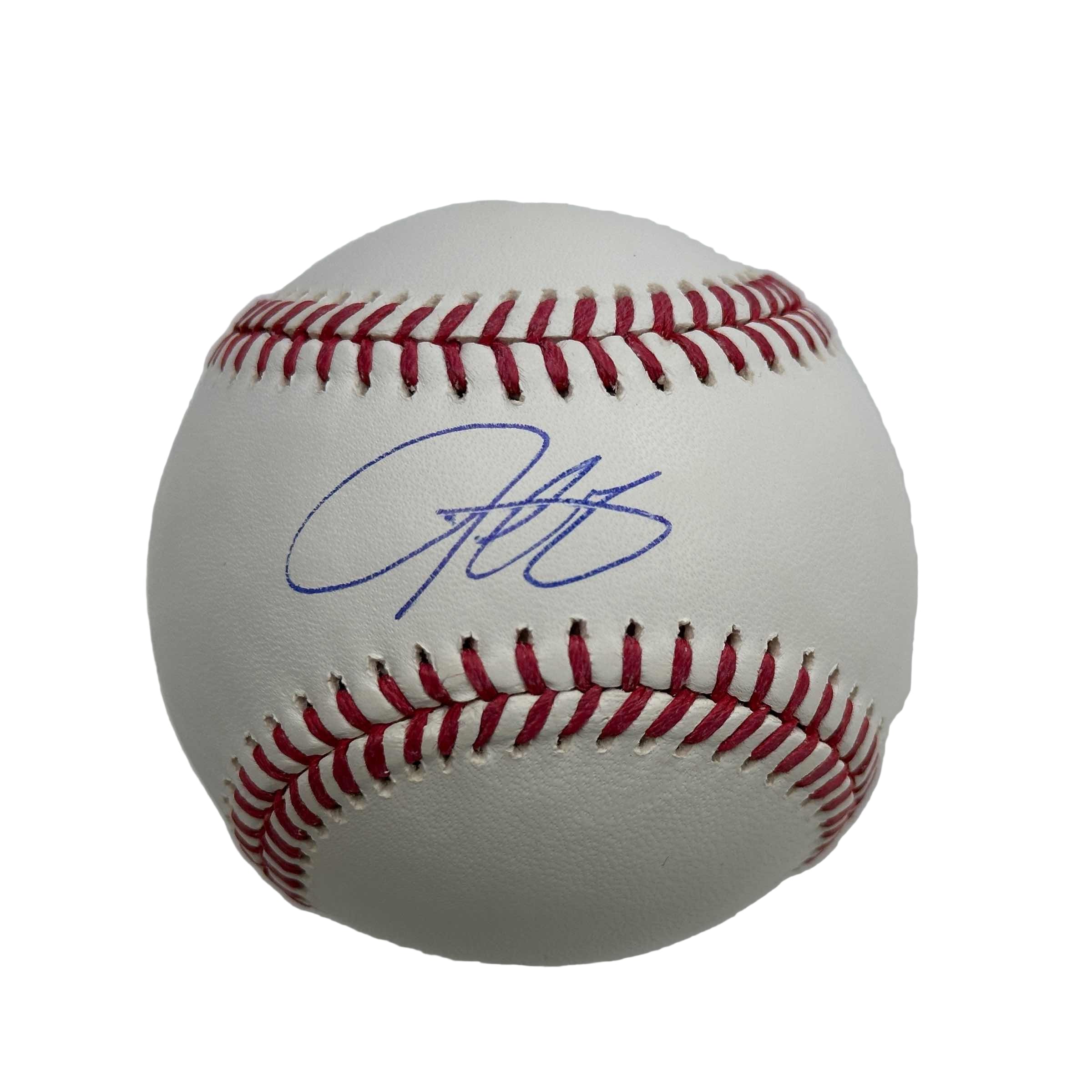 Autographed/Signed Derrek Lee Rawlings Official Major League Baseball ROML Beckett BAS COA