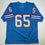 Autographed/Signed Elvin Bethea HOF 03 Tennessee Retro Light Blue Football Jersey JSA COA