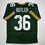 Autographed/Signed Leroy Butler HOF 2022 Green Bay Green Football Jersey JSA COA