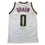 Autographed/Signed Christian Braun Denver White Basketball Jersey Beckett BAS COA