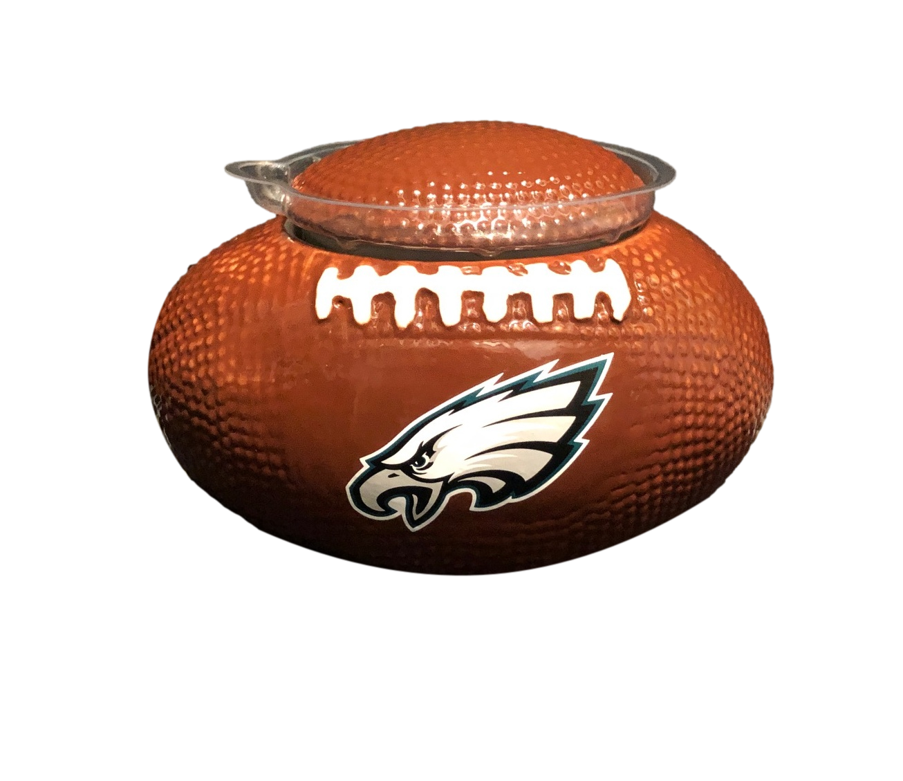 Philadelphia Eagles Ceramic Football Candle - Sports Gifts, Sports Memorabilia, Sports Collectibles, Fan Shop