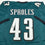 Autographed/Signed Darren Sproles Philadelphia Green Football Jersey Beckett BAS COA