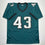 Autographed/Signed Darren Sproles Philadelphia Green Football Jersey Beckett BAS COA