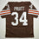Autographed/Signed Greg Pruitt Cleveland Brown Football Jersey JSA COA