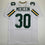 Autographed/Signed Chuck Mercein Ice Bowl Green Bay White Football Jersey JSA COA