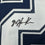 Autographed/Signed Malik Hooker Dallas Blue Football Jersey Beckett BAS COA