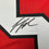 Autographed/Signed Jessie Tuggle Atlanta Red Football Jersey JSA COA