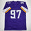 Autographed/Signed Everson Griffen Minnesota Purple Football Jersey JSA COA