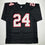 Autographed/Signed Devonta Freeman Atlanta Retro Black Football Jersey Beckett BAS COA
