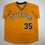Autographed/Signed Manny Sanguillen Pittsburgh Yellow Baseball Jersey JSA COA