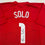Autographed/Signed Hope Solo Red Soccer Team USA World Cup Jersey JSA COA
