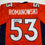 Autographed/Signed Bill Romanowski Denver Orange Football Jersey Beckett BAS COA