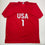 Autographed/Signed Hope Solo Red Soccer Team USA World Cup Jersey JSA COA