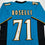 Autographed/Signed Tony Boselli HOF 22 Jacksonville Teal Football Jersey Beckett BAS COA