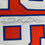 Autographed/Signed Clinton Portis Denver Retro Orange Football Jersey Beckett BAS COA
