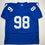 Autographed/Signed Robert Mathis Indianapolis Blue Football Jersey JSA COA