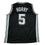 Autographed/Signed Robert Horry San Antonio Black Basketball Jersey Beckett BAS COA