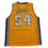 Autographed/Signed Horace Grant Los Angeles Yellow Basketball Jersey JSA COA