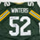 Autographed/Signed Frank Winters SB XXXI Champs Green Bay Green Football Jersey JSA COA