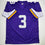 Autographed/Signed Jordan Addison Minnesota Purple Football Jersey JSA COA