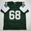 Autographed/Signed Kevin Mawae HOF 2019 New York Green Football Jersey Beckett BAS COA