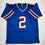 Autographed/Signed Tyler Bass Buffalo Blue Football Jersey JSA COA