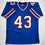 Autographed/Signed Terrel Bernard Buffalo Blue Football Jersey Beckett BAS COA
