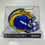 Autographed/Signed Aaron Donald Los Angeles Rams Speed Mini Football Helmet Beckett COA