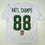 Autographed/Signed Lou Holtz 1988 National Champs Notre Dame White College Football Jersey JSA COA
