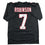 Autographed/Signed Bijan Robinson Atlanta Retro Black Football Jersey Beckett BAS COA